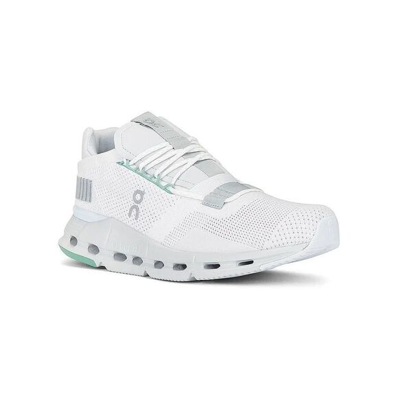 ON CLOUD MEN'S CLOUDNOVA RUNNING ATHLETIC SNEAKERS WHITE GLACIER SZ 14 NIB - Picture 5 of 8